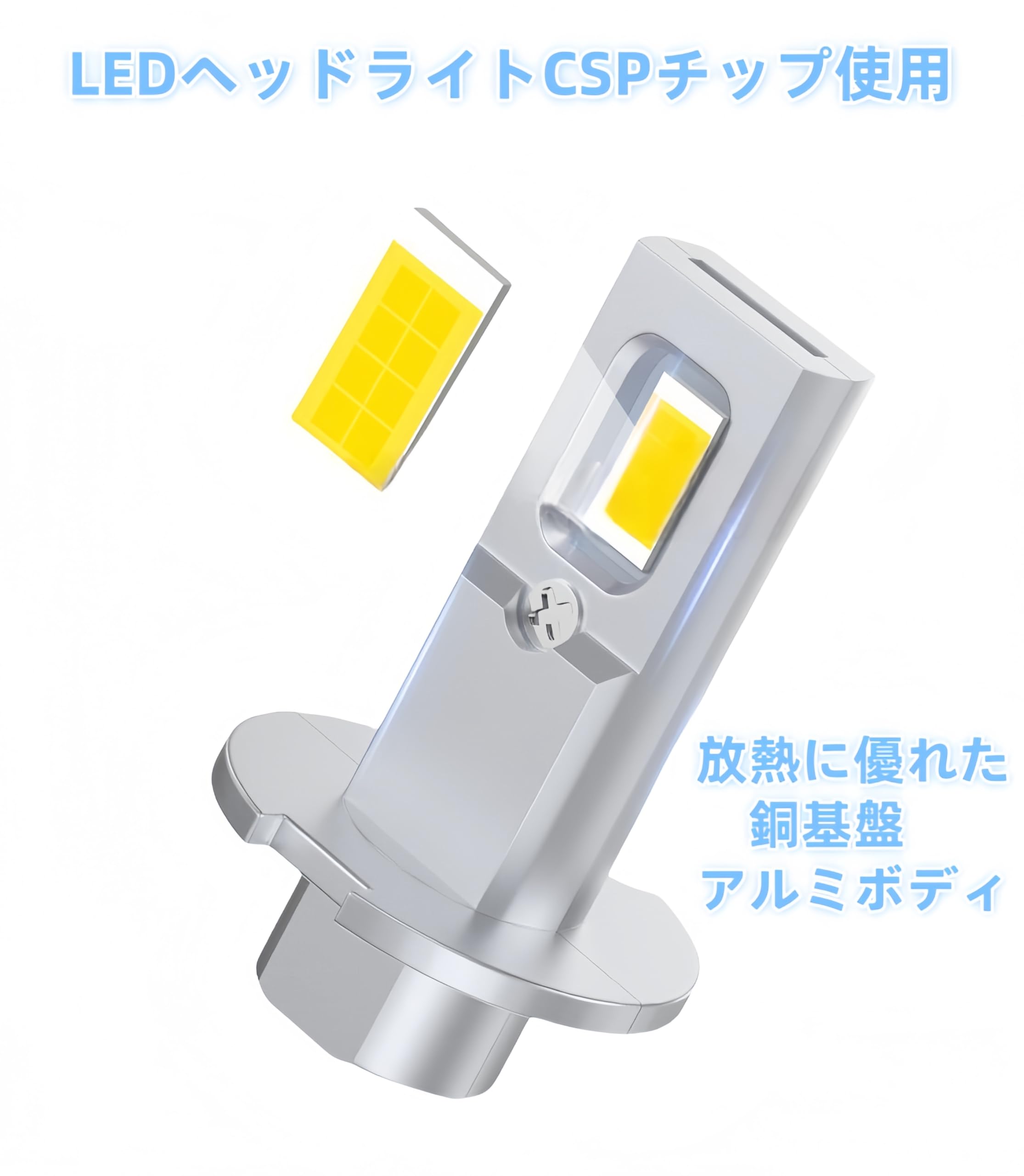Amazon | H3LED H3C 黄色 イエロー 3000K 車 フォグランプ 24V専用